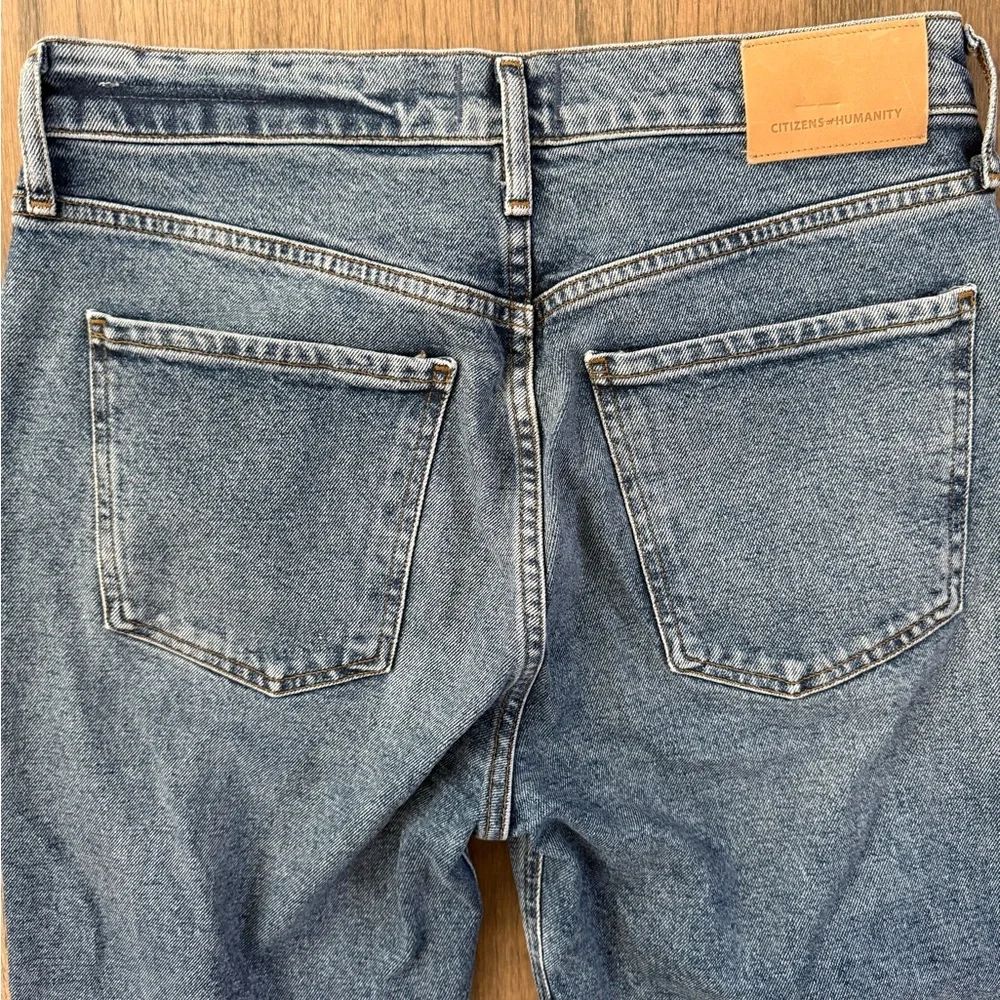 Citizens of Humanity Cropped Isola Raw Hem Premium Vintage Jeans-Size 27 - Picture 7 of 14